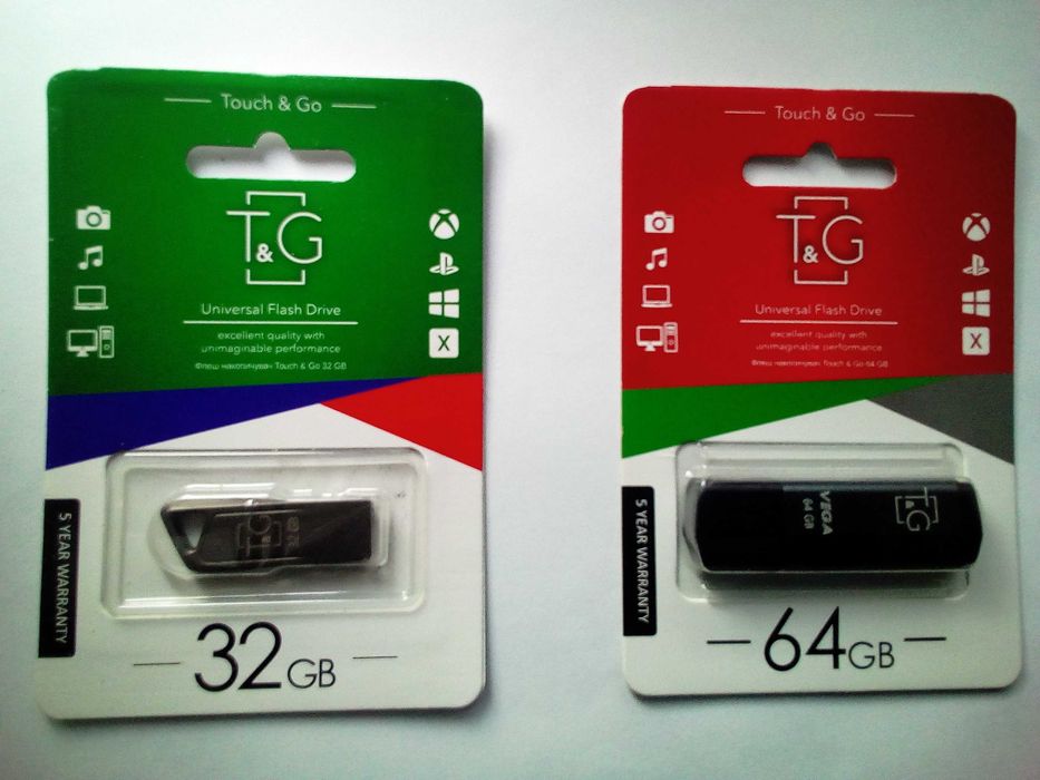 Флеш накопичувач Touch & Go 32GB. 64GB.