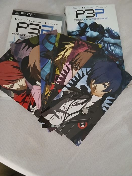 Persona 3 Portable PSP Completo + Cartas Edição Especial