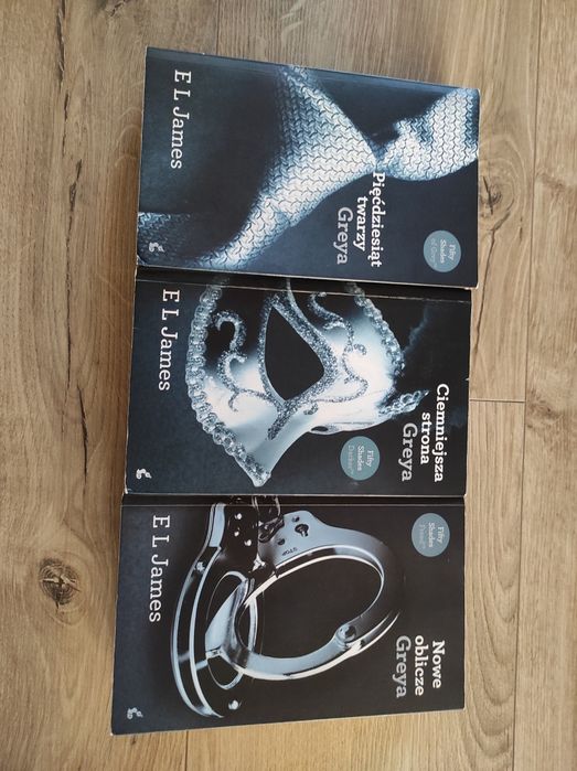 książki E. L James Pięćdziesiąt Twarzy Greya