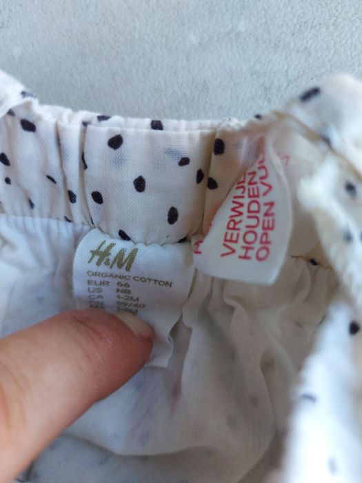 Rampers w kropki z falbankami jak Newbie