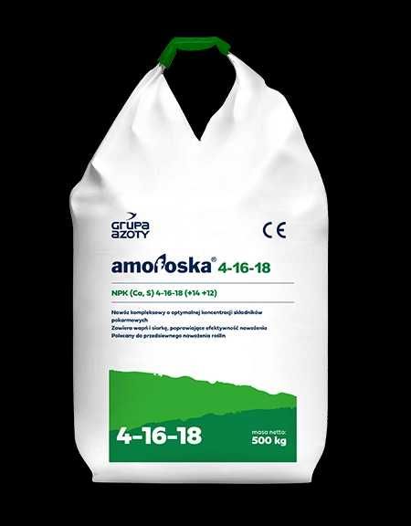 Nawóz Amofoska 4-16-18 worek 50kg nawozy Grupa Azoty