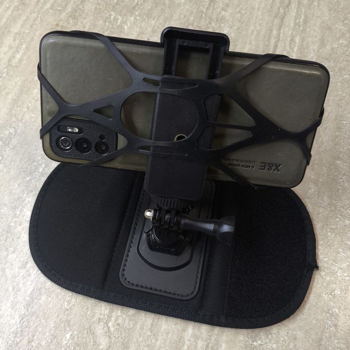 Кріплення на рюкзак для екшн камер GoPro, Sony, Xiaomi та смартфонів