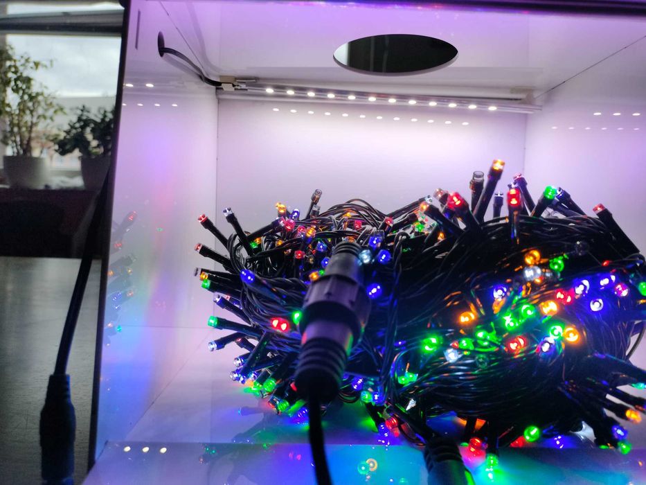 Lampki choinkowe 300 led multikolor nowe zewnętrzne i wewnętrzne 21m