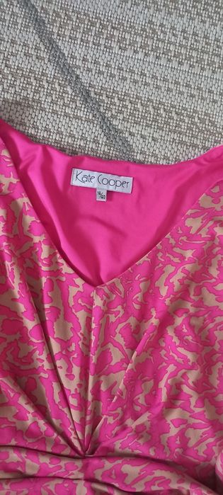 Sukienka marszczona na brzuchu l/xl