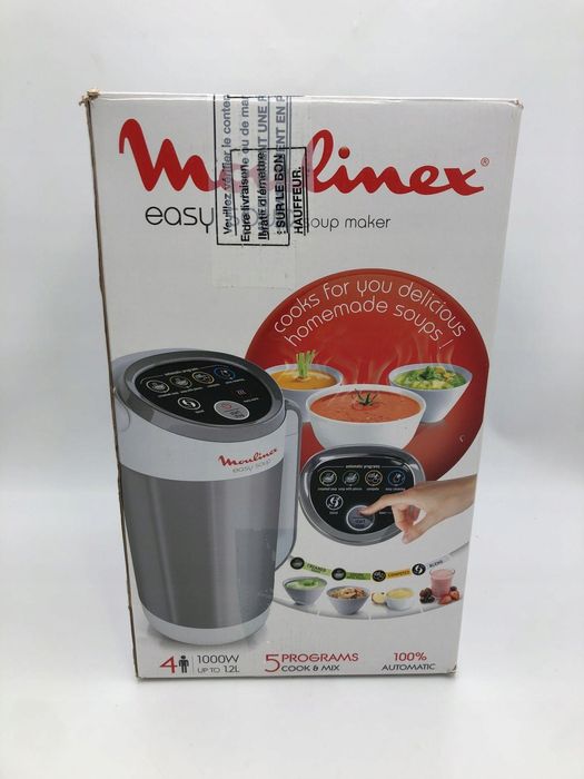 Moulinex Easy Soup Blender 1.2L Srebrny Idealny do Zup Smoothie