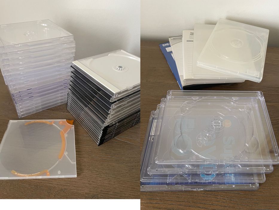 DVD+R e CD-R virgens, Jewel cases, Slim cases