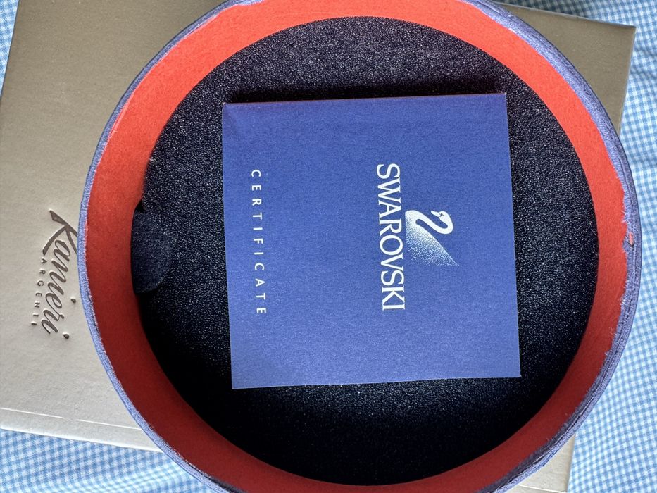 Caixa de Joias Swarovski Crystal coração novo  – 2004 – Anna’s Ref. (666890)