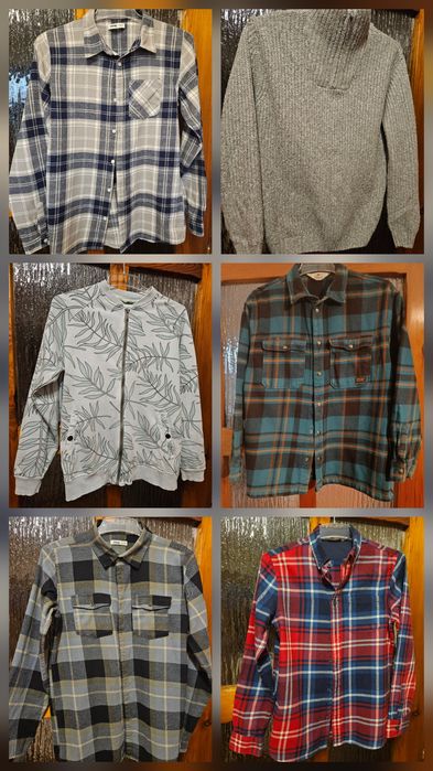 Paczka ubrań chłopięcych 158/164 koszula bluza sweter