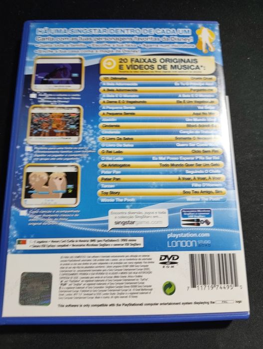 Jogo PS2 Sing Star Disney