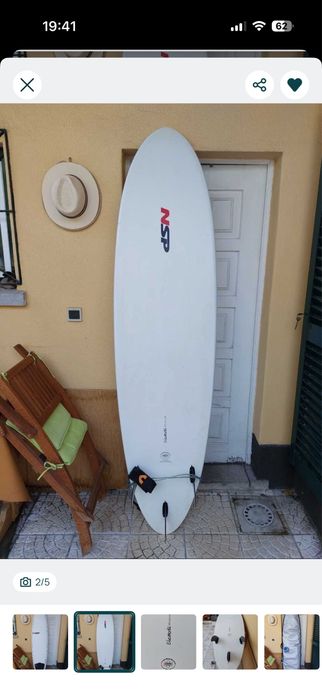 Prancha de Surf NSP 7’2 Elements