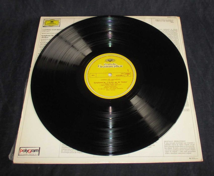 Disco LP Vinil Ludwig van Beethoven Symphony Nr. 3 Eroica Karajan