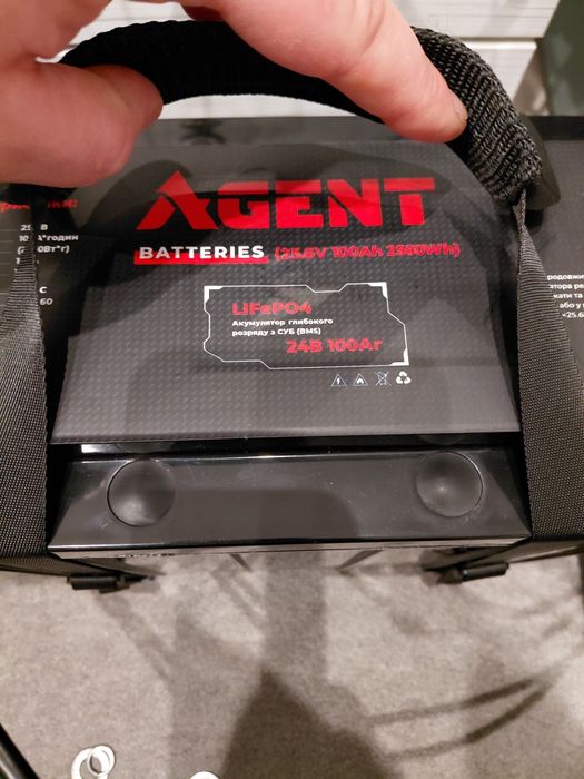 Литий железо фосфатный аккумулятор, Lifepo4, 24в, 100ah