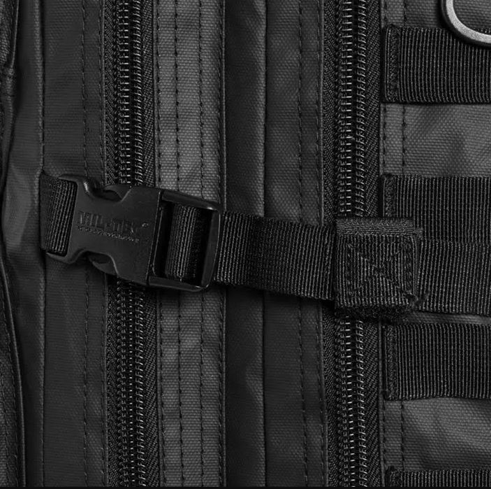 Mochila Miltec 25L Preta Impermeável
