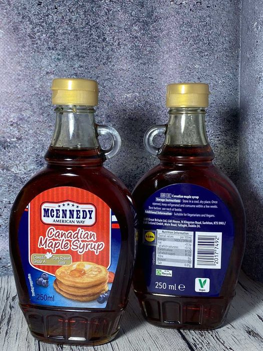 Кленовий сироп Mcennedy 
Вага 250 мл
