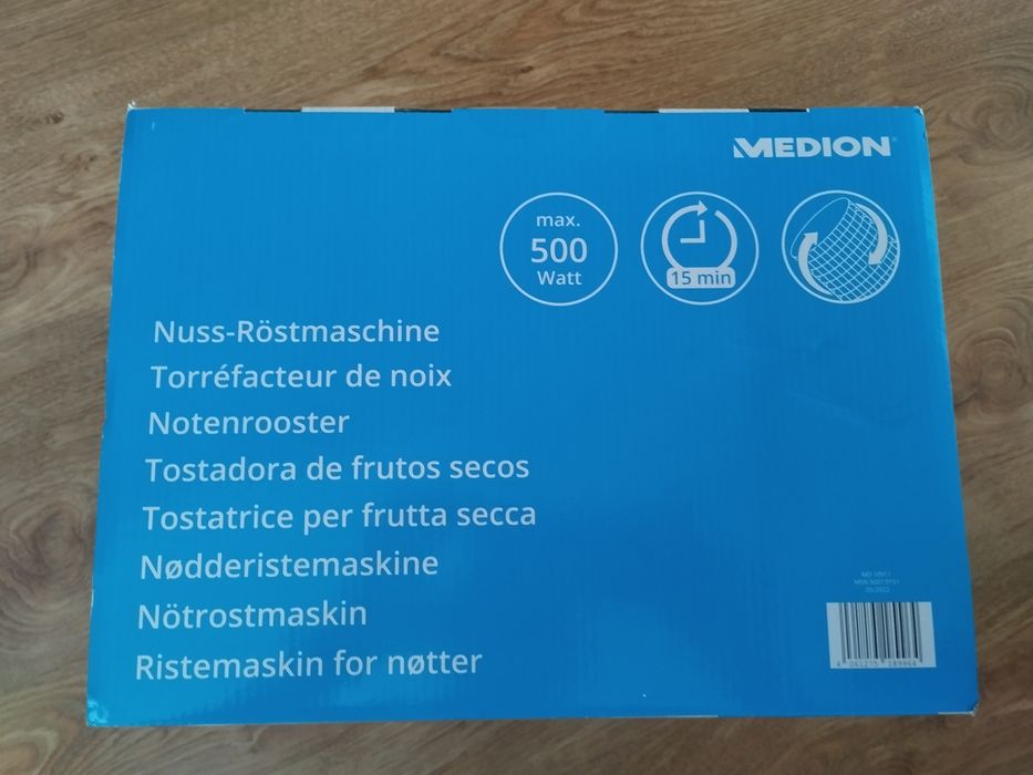 Maszyna do prażenia orzechów, Medion, nowa