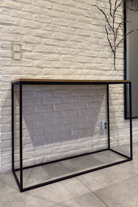 Konsola na metalowych nóżkach Hugle 110x80x35