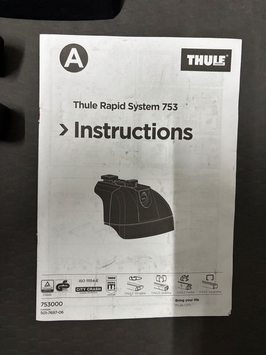 Thule Rapid System 753 + KIT 4064 - FORD MONDEO 2015 e S-MAX 2015 GALAXY 2015