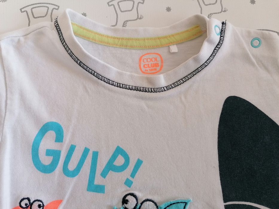 Koszulka t-shirt krótki rękaw rekin Cool Club r.86