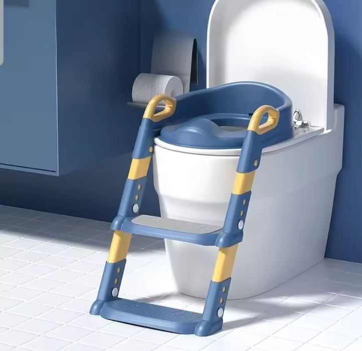 Дитяча накладка (драбинка) на унітаз, сидіння, сходинки на туалет