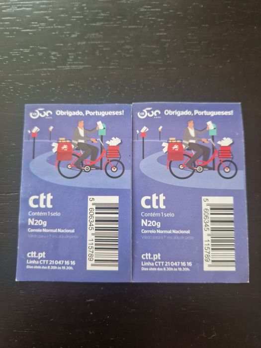 Selos comemrativos dos 500 Anos dos CTT