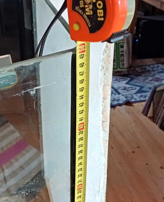 Акваріум на 200л | Д 1000 мм, Ш 400 мм, В 500 мм