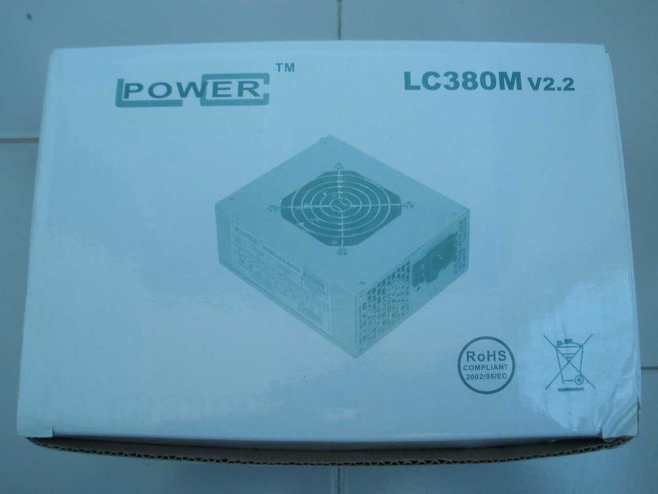 Fonte de Alimentação PSU LC Power 380W MicroATX - NOVA!