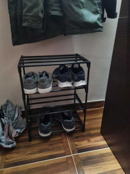 Pudełka z 4 poziomami dom przechowywanie metalowa