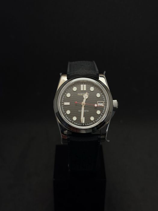 Relogio Automatico Seiko Mod Black Seamaster