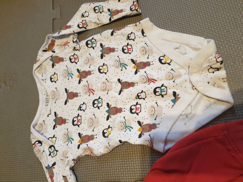 Ubranka świąteczne bluza body na gwiazdkę 86