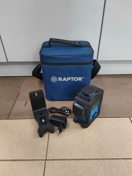 Raptor 3D 3x360st Laser Płaszczyznowy Zielona Wiązka jak Nowy