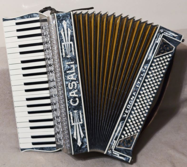 Akordeon Włoski Casali Verona 120 basów musette kolekcjonerski