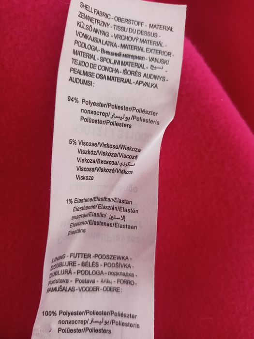 Amarantowy płaszcz z Orsey