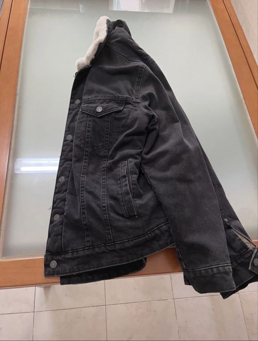 Casaco de ganga com forro quente Pull & Bear