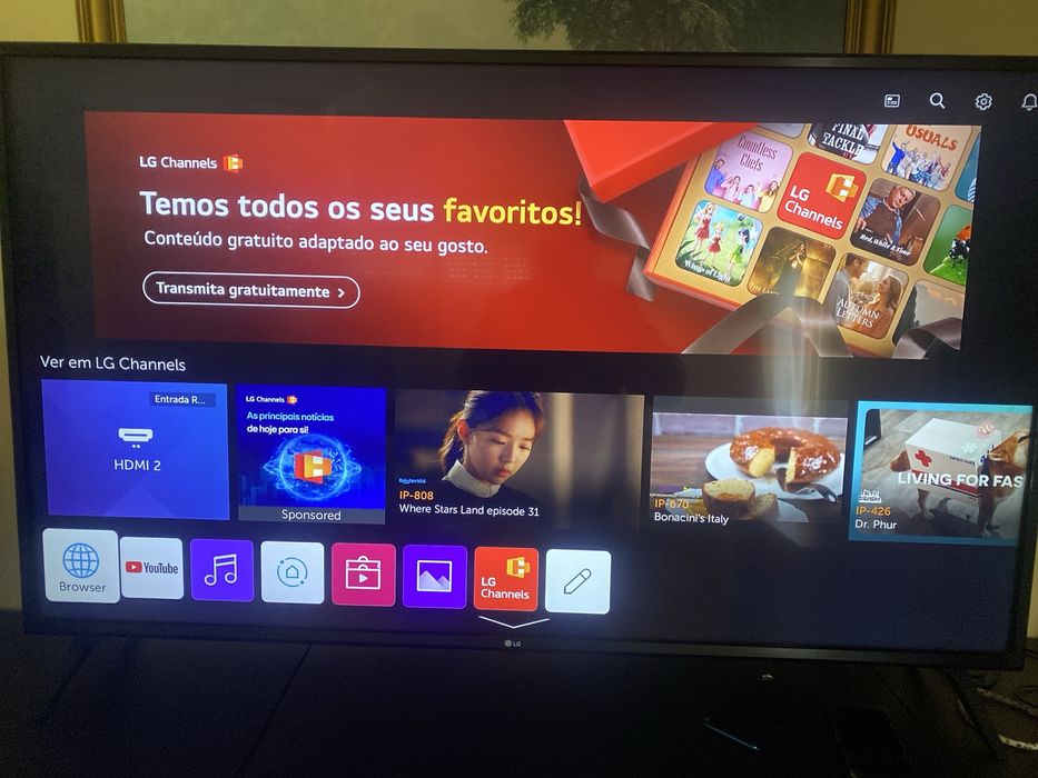 Tv Smart 55 LG otimo estado