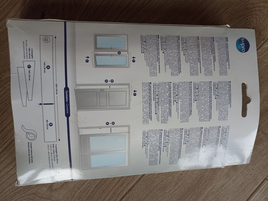 Kit adaptador janela ou porta para ar condicionado portátil wpro