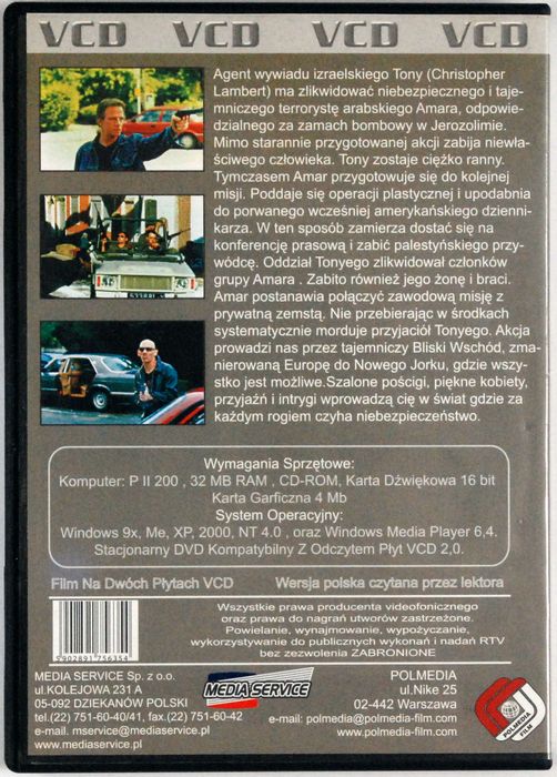 As Wywiadu (Christopher Lambert) 2xVCD