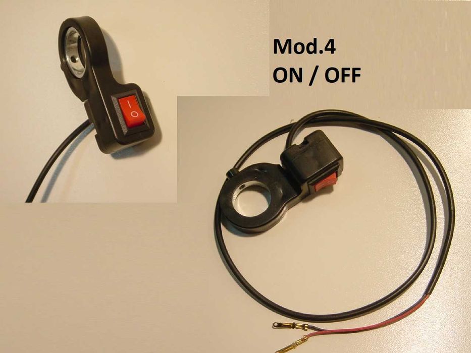 Botões on/off para guiador de mota ou moto4