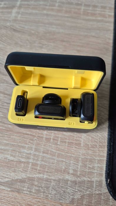 Mozos MX3-DUAL mikrofony bezprzewodowe 2.4GHz Bluetooth 5.3 redukcja szumów USB-C TX RX dla twórców zestaw