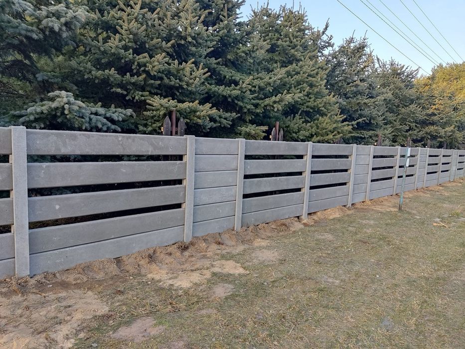 Ogrodzenia betonowe, ogrodzenia palisadowe PRODUCENT