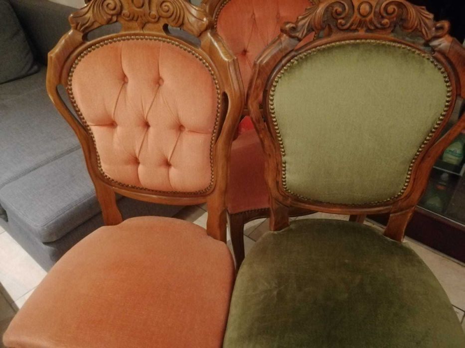 Krzesła rattanowe i inne 4 szt