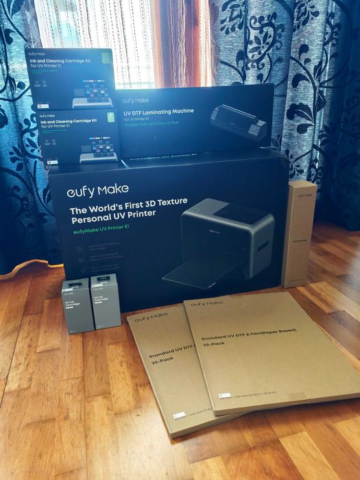 eufyMake E1 UV Printer + DTF Bundle + Extra Inks (FULLY SEALED) - Alverca514514111882209283