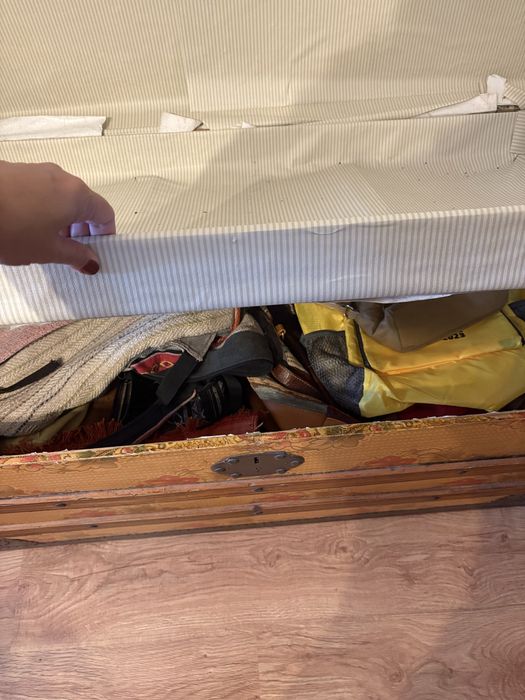 Baú vintage para arrumação