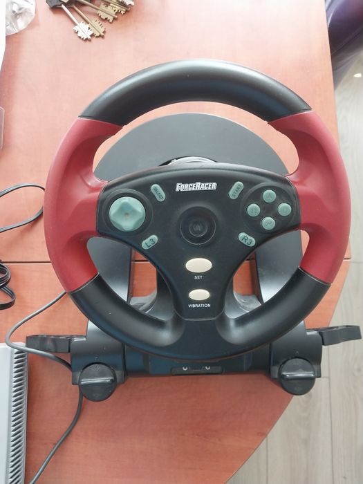 Ігрове кермо ForceRacer на PS2