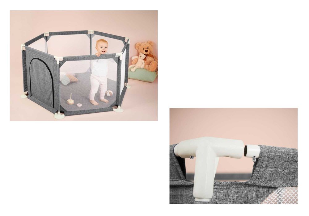 Kojec dla dzieci składany łóżeczko plac zabaw suchy basen na piłeczki