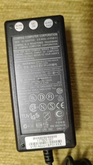 Carregador original COMPAQ/ASUS para portátil