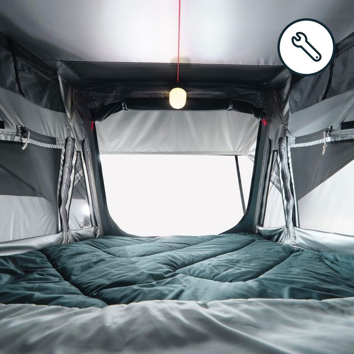 Tenda de tejadilho rígida Fresh&Black 2 lugares, Quechua x NaïtUp