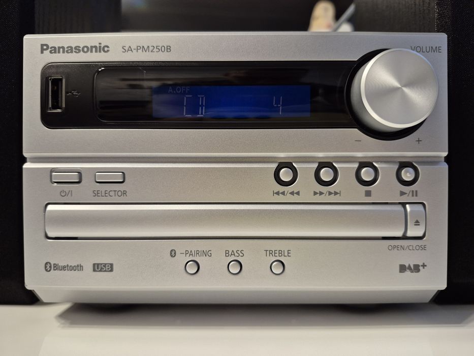 Panasonic SA-PM250B wieża z bluetooth DAB+ FM CD USB
