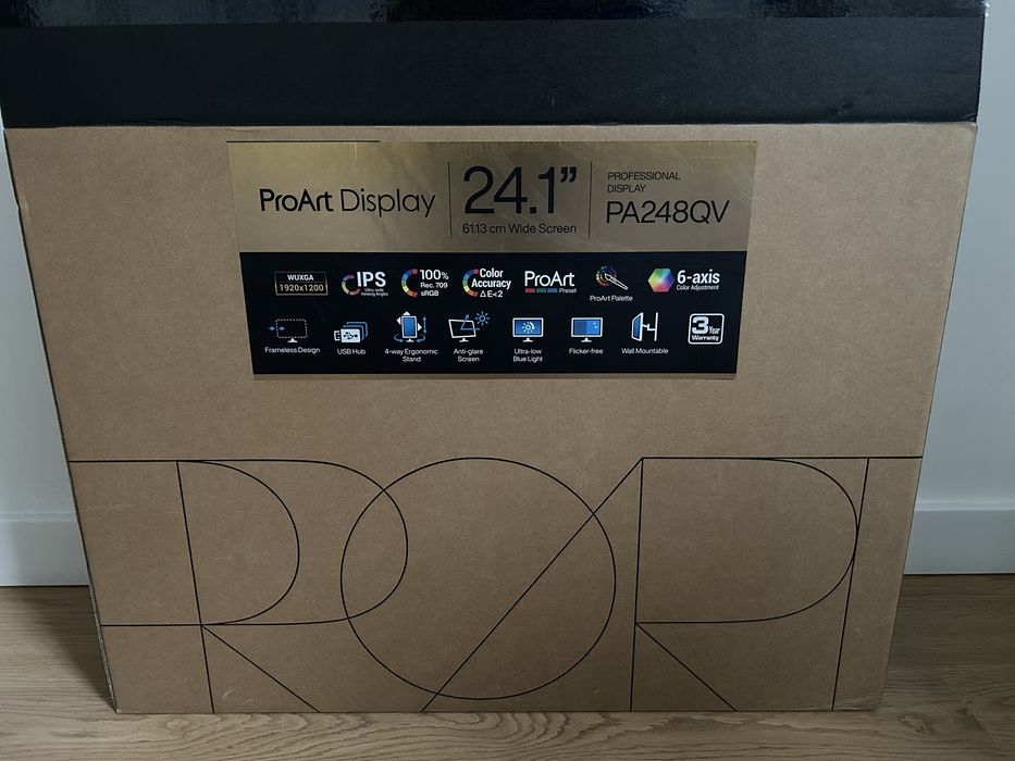 Monitor ASUS Pro Art PA248QV nieużywany