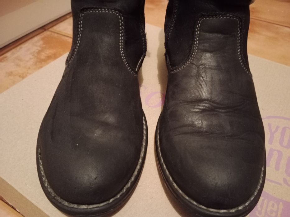 Kozaki skórzane Lasocki Young czarne