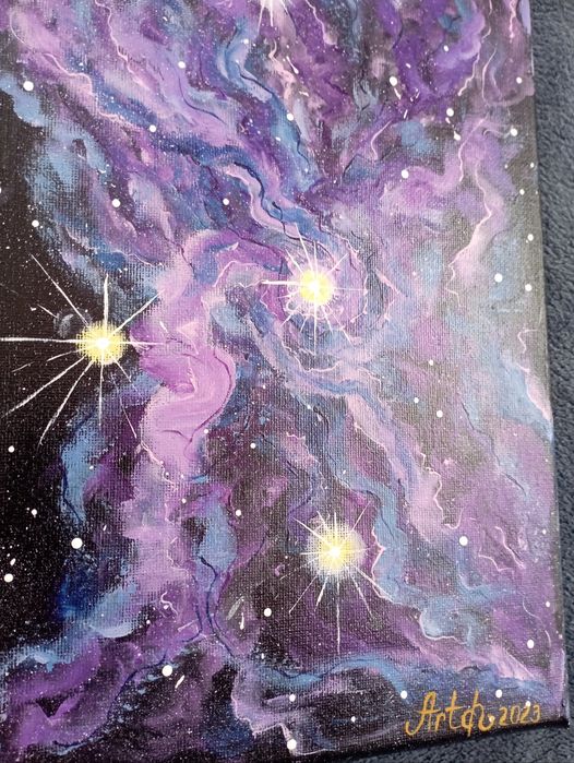 Картина ручної роботи Космос туманність